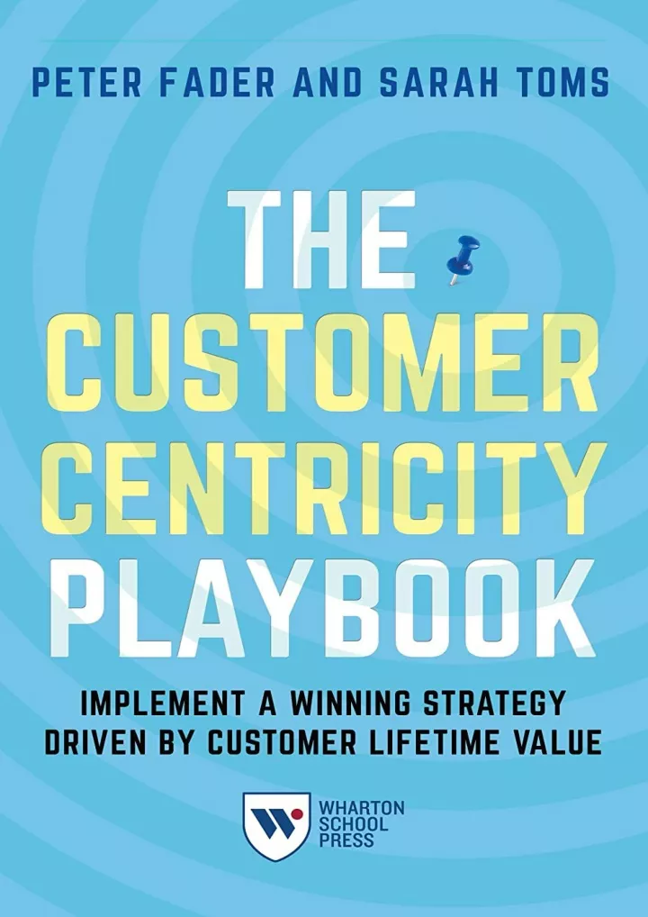 read pdf the customer centricity playbook