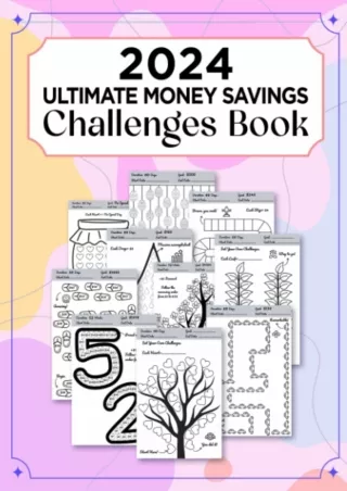 PDF/❤READ⚡  2024 Ultimate Money Savings Challenges Book: Take Control of Your Fi