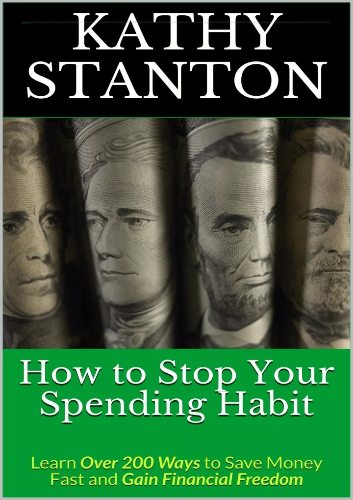 pdf read download how to stop your spending habit