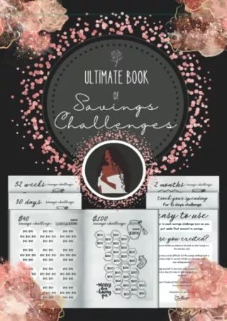 [PDF] ✔Download⭐  Ultimate Book Of Savings Challenges For Black Women: Easy Savi