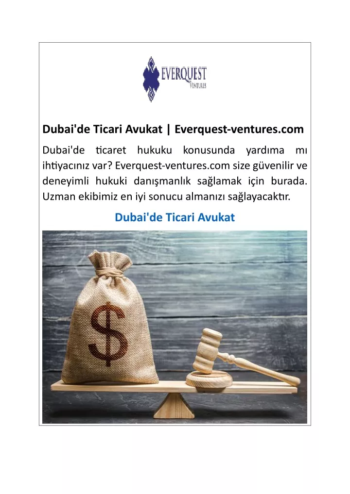 dubai de ticari avukat everquest ventures com