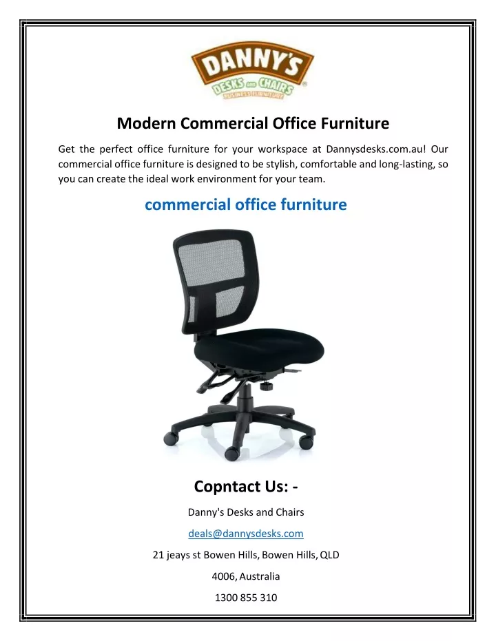 modern commercial office furniture