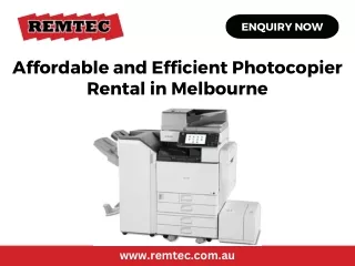 Affordable and Efficient Photocopier Rental in Melbourne