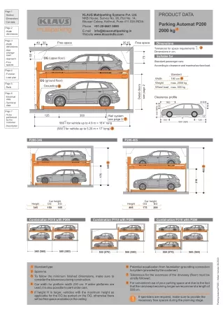 Puzzle Parking Systems Parking-Automat-P200