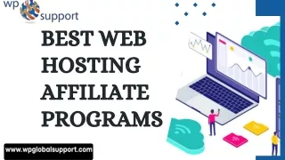 Best Web Hosting Affiliate Programs