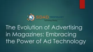 The Evolution of Advertising in Magazines