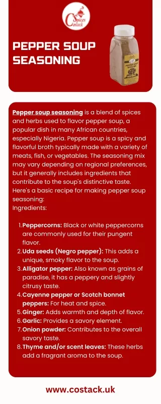 Pepper Soup Seasoning