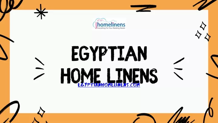 egyptian home linens