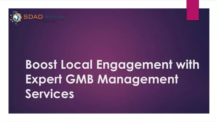 boost local engagement with expert gmb management