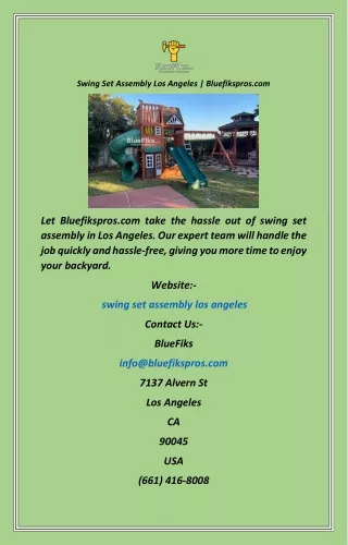 swing set assembly los angeles bluefikspros com