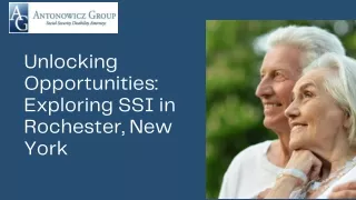 Unlocking Opportunities: Exploring SSI in Rochester, New York