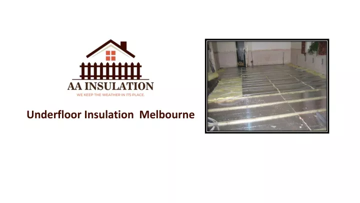underfloor insulation melbourne
