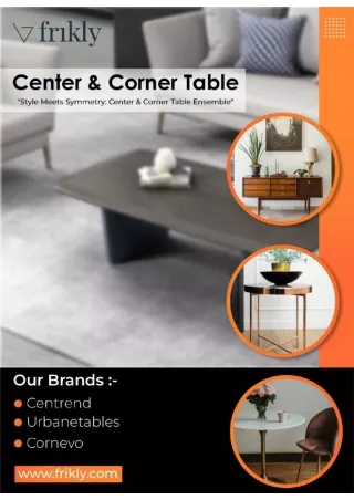 Check Center, Console & Corner Table Catalog To Buy Console Table