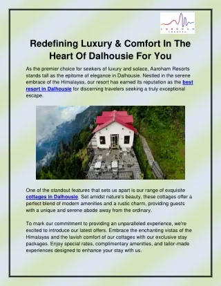 redefining luxury comfort in the heart