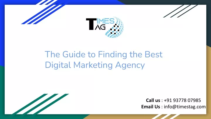 the guide to finding the best digital marketing