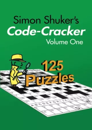 $PDF$/READ/DOWNLOAD Simon Shuker's Code-Cracker, Volume One (Simon Shuker's Code-Cracker Books)
