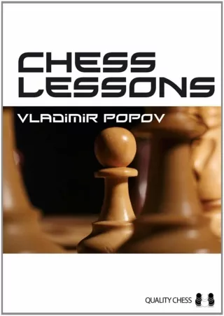 Download Book [PDF] Chess Lessons