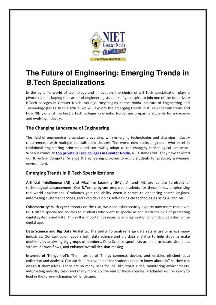 the future of engineering emerging trends