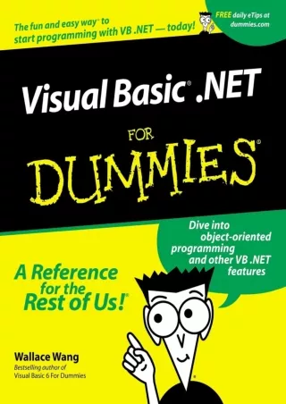 [READ DOWNLOAD] VisualBasic .NET For Dummies