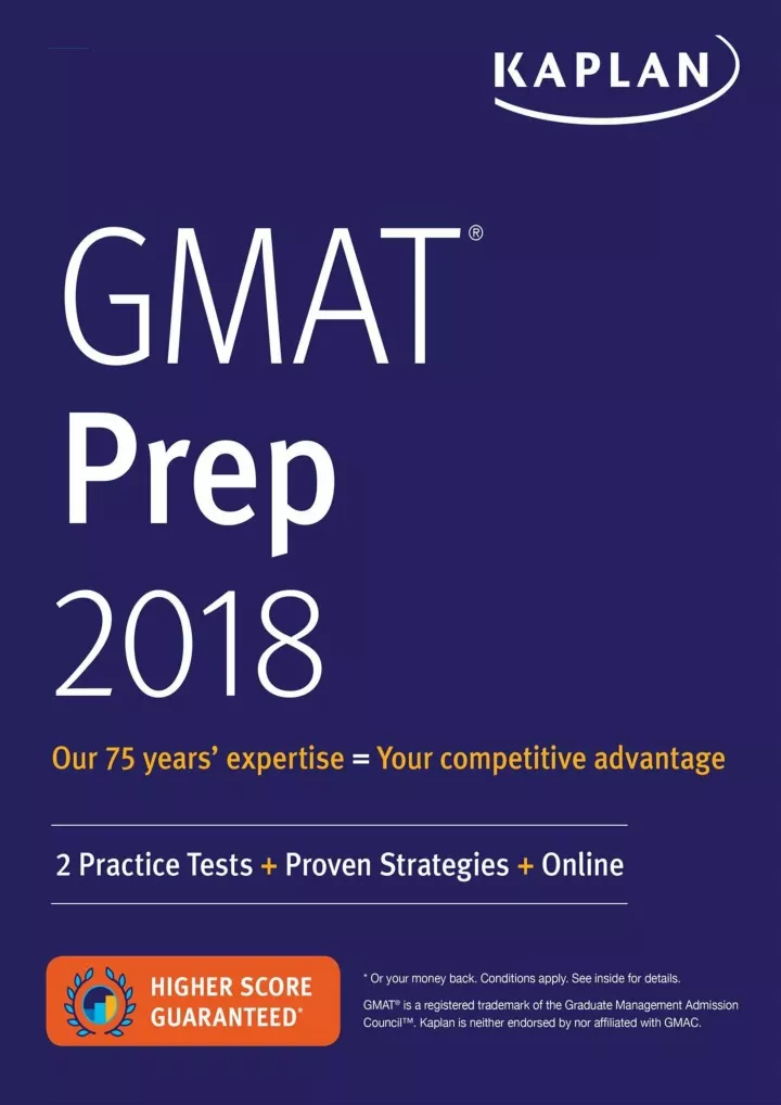 gmat prep 2018 2 practice tests proven strategies