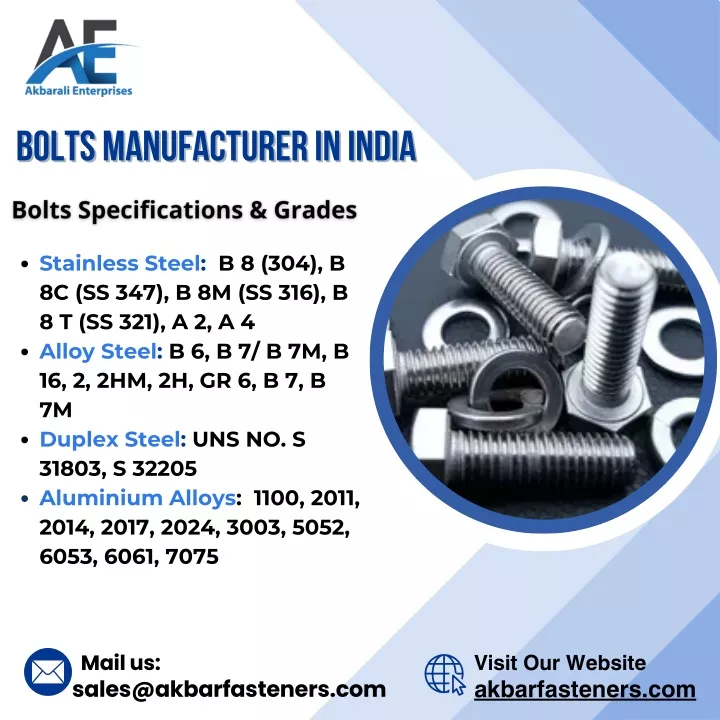 bolts manufacturer in india bolts manufacturer