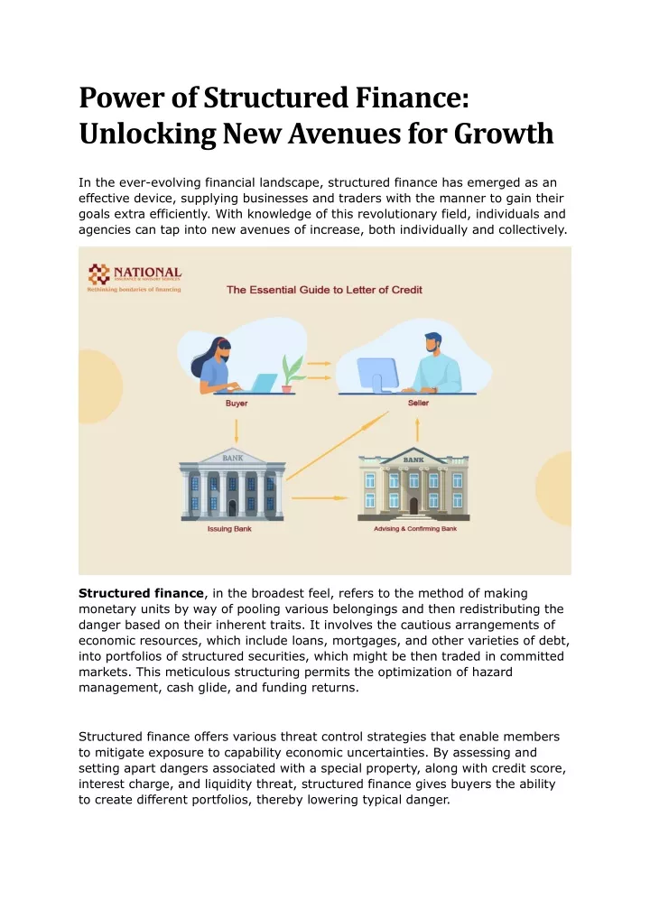 power of structured finance unlocking new avenues