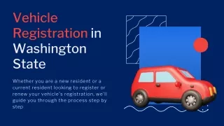 Washington Vehicle Registration Process - A Step-by-Step Guide
