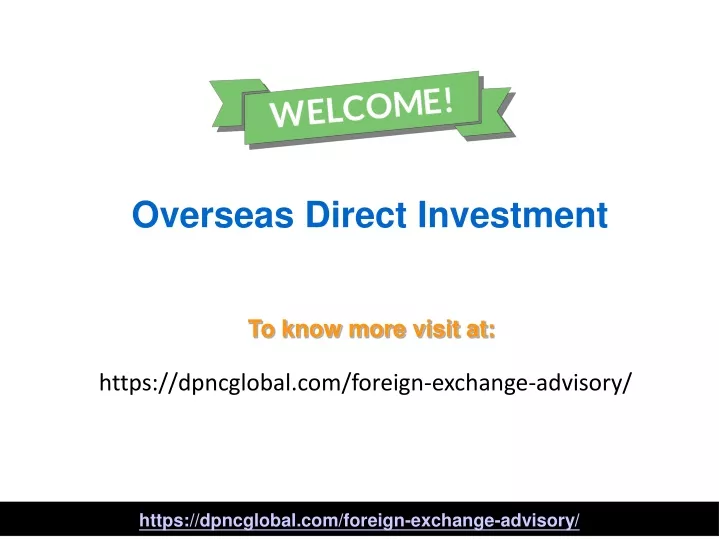 overseas direct investment