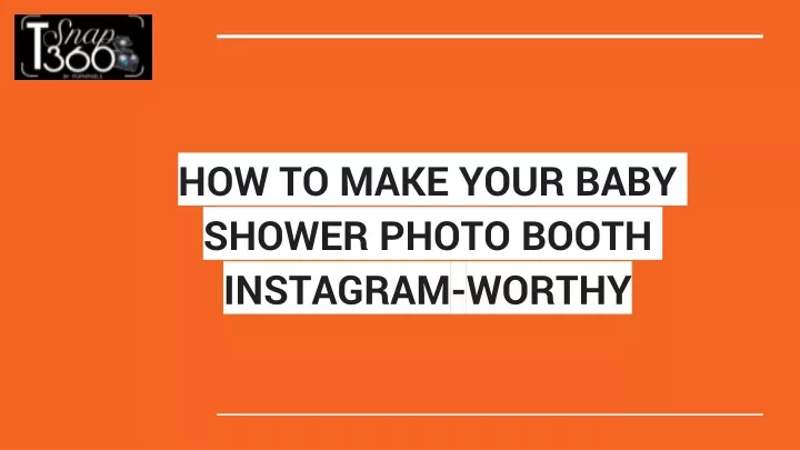 how to make your baby shower photo booth instagram worthy