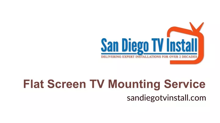 flat screen tv mounting service