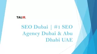 SEO Dubai | Leading SEO Agency in Dubai & Abu Dhabi - #1 Website Ranking in SERP