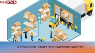 The Ultimate Guide to Finding the Perfect Industrial Warehouse for Rent_