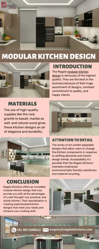 modular kitchen design