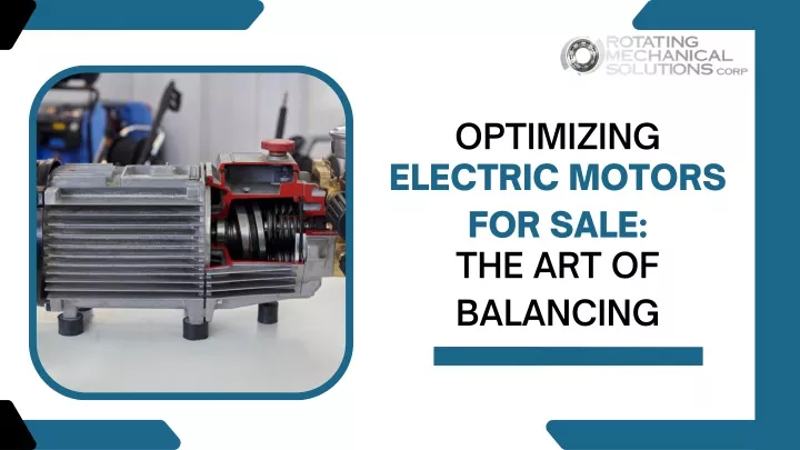 optimizing electric motors for sale