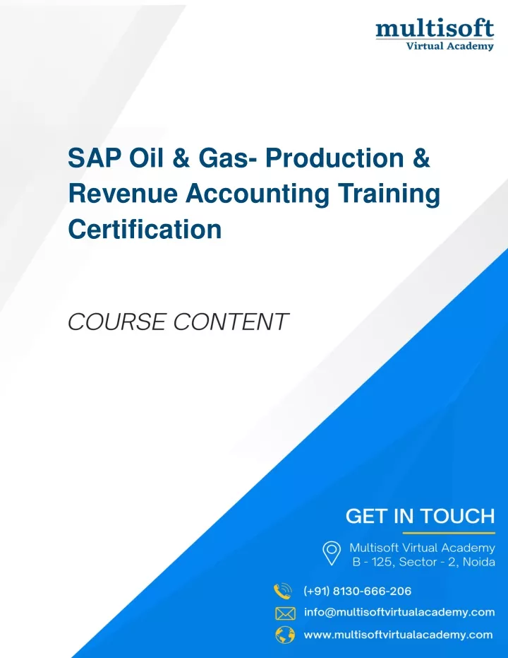 sap oil gas production revenue accounting