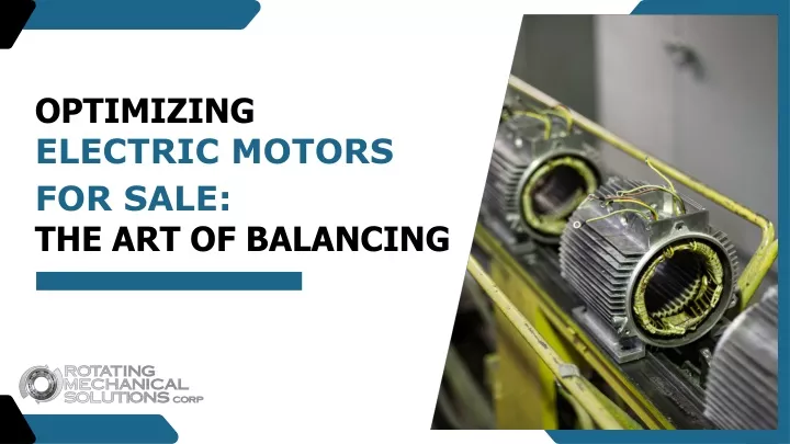 optimizing electric motors for sale