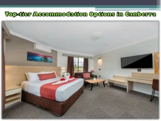 Top-tier Accommodation Options in Canberra