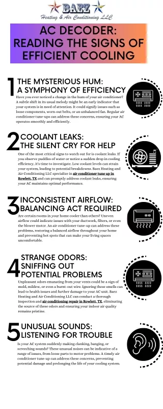 AC Decoder Reading the Signs of Efficient Cooling