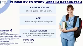 eligibility to study mbbs in kazakhstan