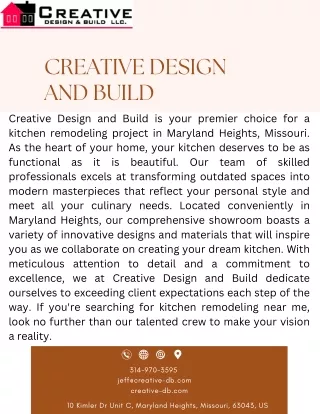 Creative Design and Build