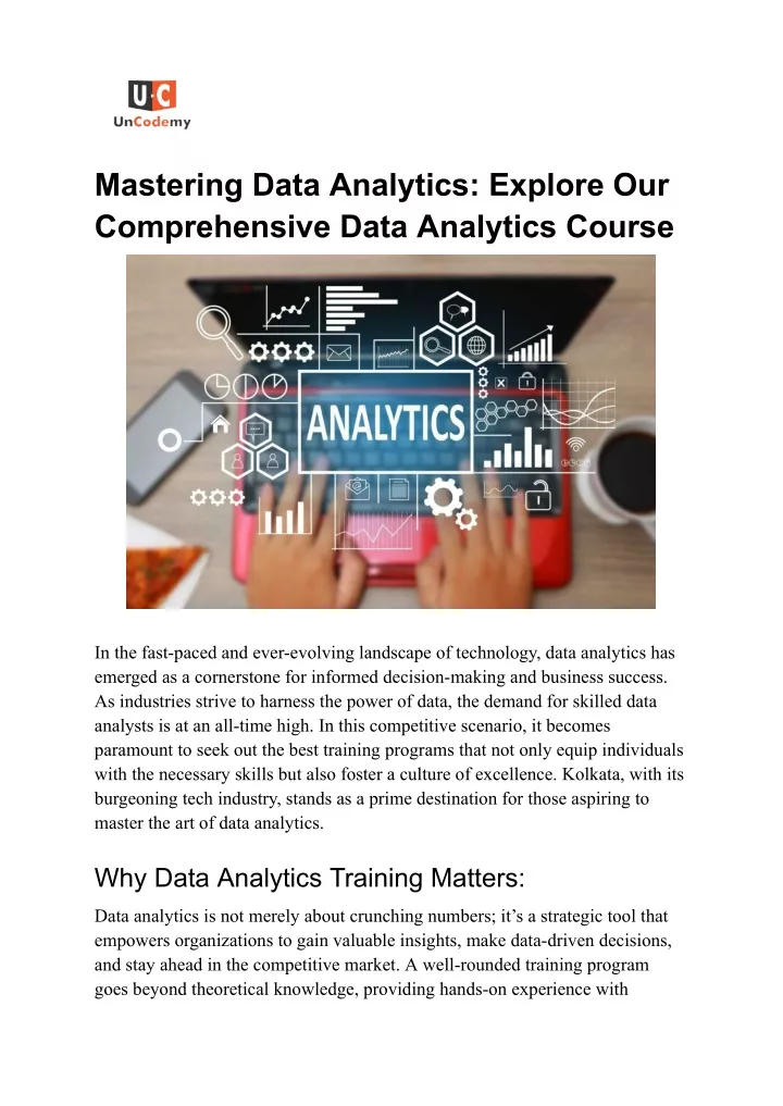mastering data analytics explore