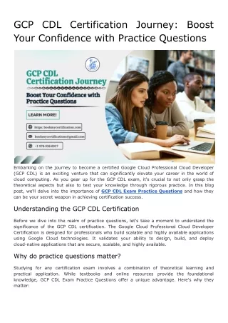 gcp cdl certification journey boost your