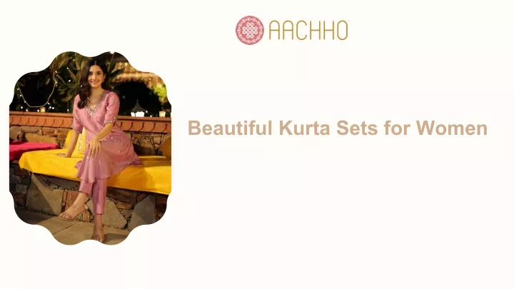 beautiful kurta sets for women