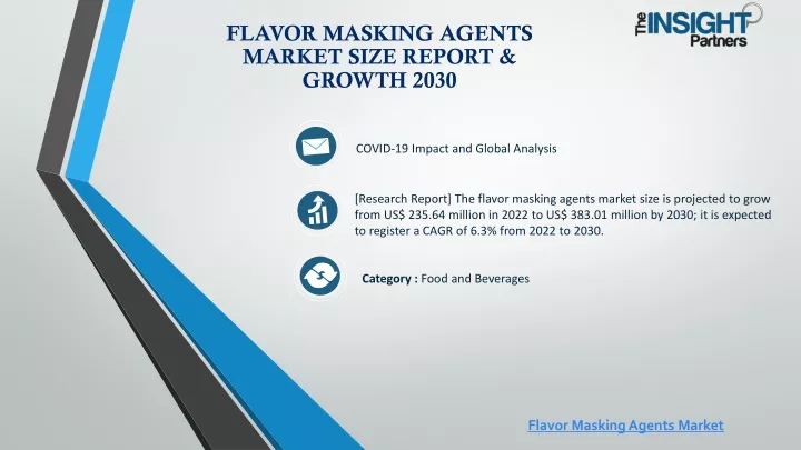 flavor masking agents market size report growth
