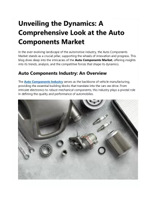 unveiling the dynamics a comprehensive look