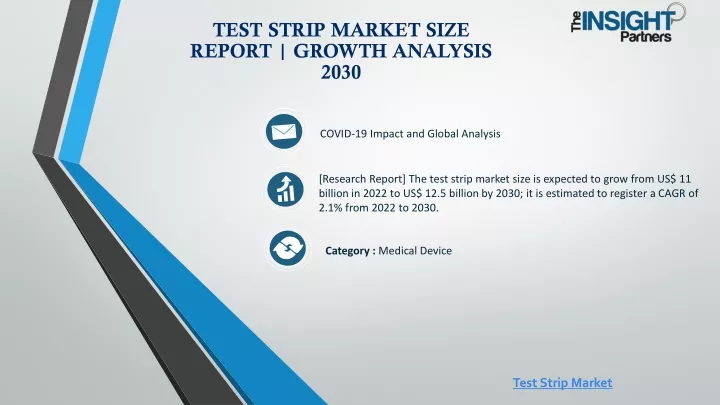 test strip market size report growth analysis 2030