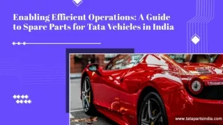 Spare Parts For Tata - Tata Parts India