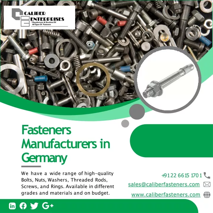 fasteners m a n u f a c t u r e r s i n germany