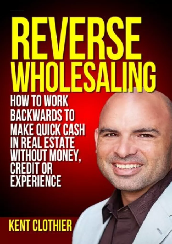 reverse wholesaling how to work backwards to make