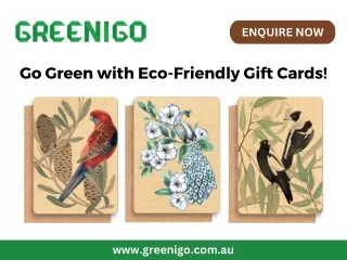 Go Green with Eco-Friendly Gift Cards!